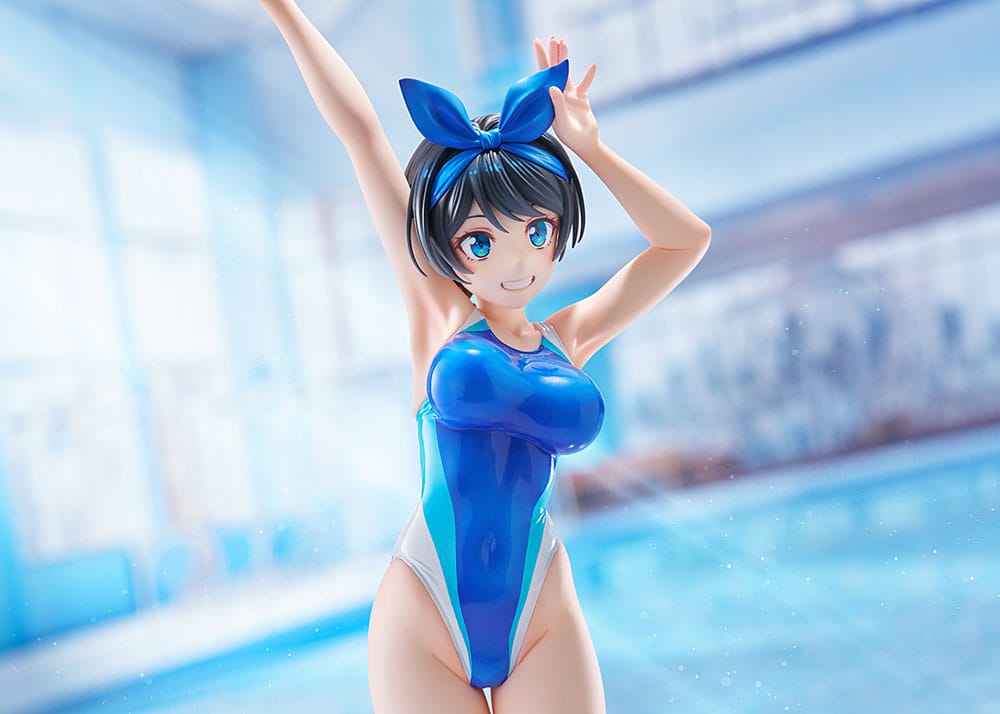 Rent-a-Girlfriend PVC Figur 1/7 Ruka Sarashina Competition Swimsuit Ver. 29 cm Amakuni