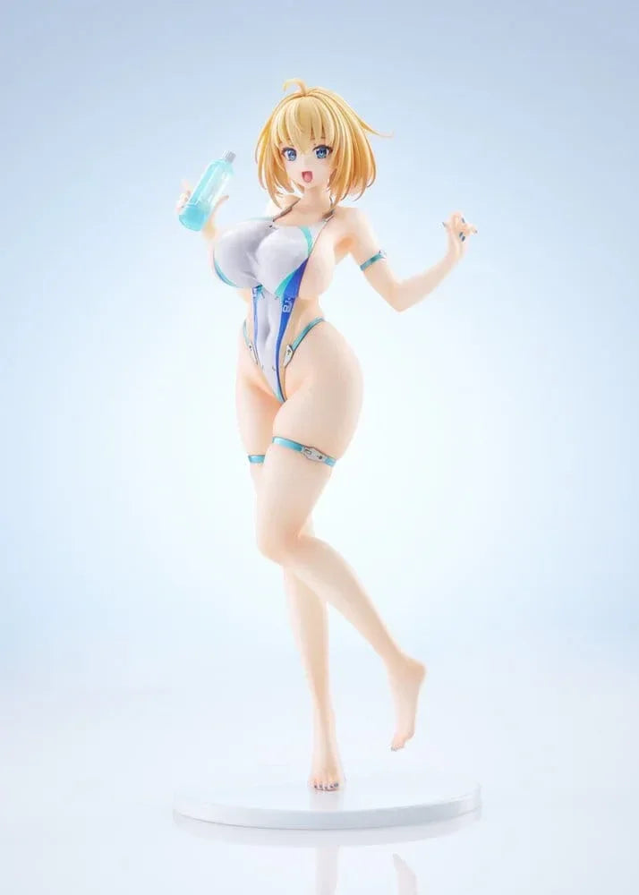 Bunny Suit Planning Figur PVC 1/6 Sophia F. Shirring Högskuren Baddräkt Ver. 27 cm Amakuni