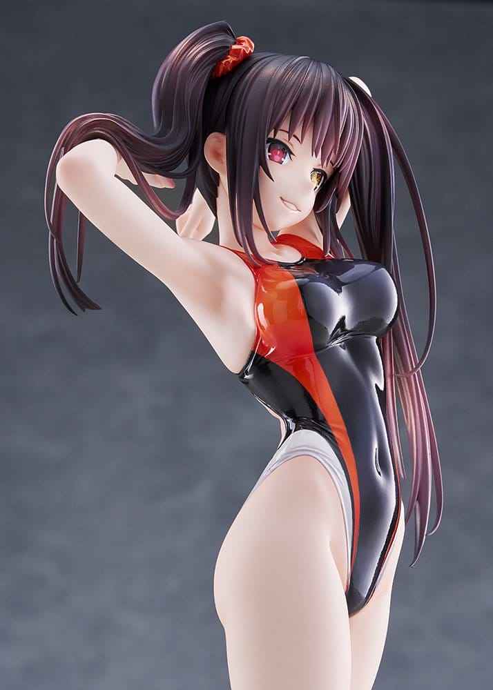 Date A Live Badklädes Silhuett PVC Figur 1/7 Kurumi Tokisaki Baddräktsversion 24 cm