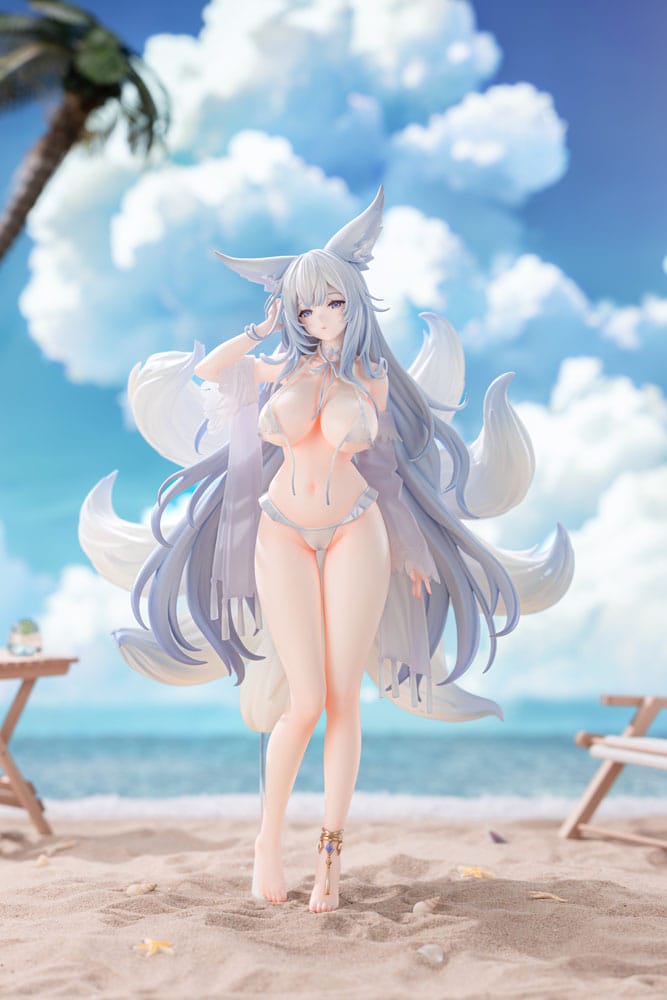 Azur Lane amiami x AniGame PVC-figur 1/6 Shinano Dreamy White Sands Ver. 30 cm
