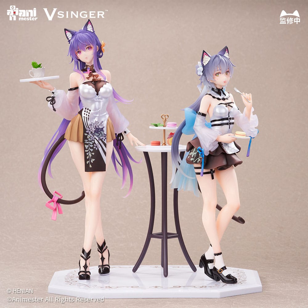 VSinger Luo Tianyi & Mo Qingxian Figur 1/7 2-Pack Tea Time Melody Ver. AniMester