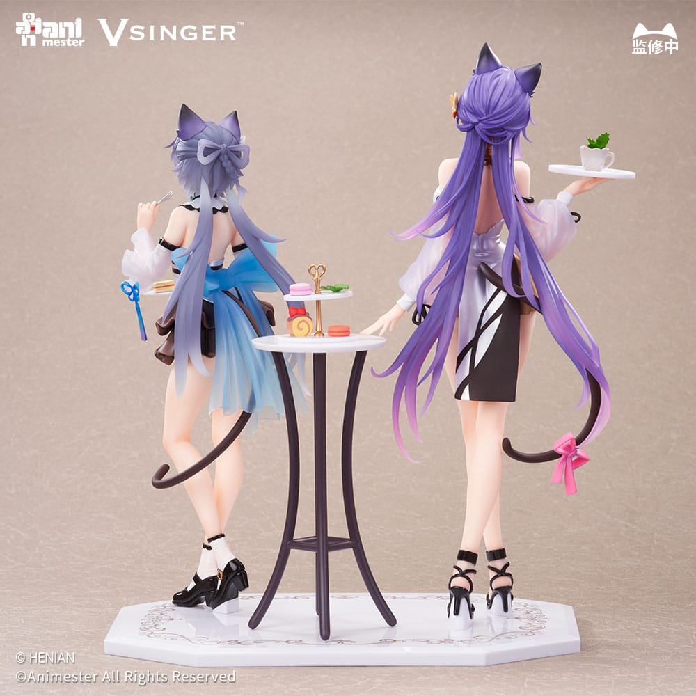 VSinger Luo Tianyi & Mo Qingxian Figur 1/7 2-Pack Tea Time Melody Ver. AniMester