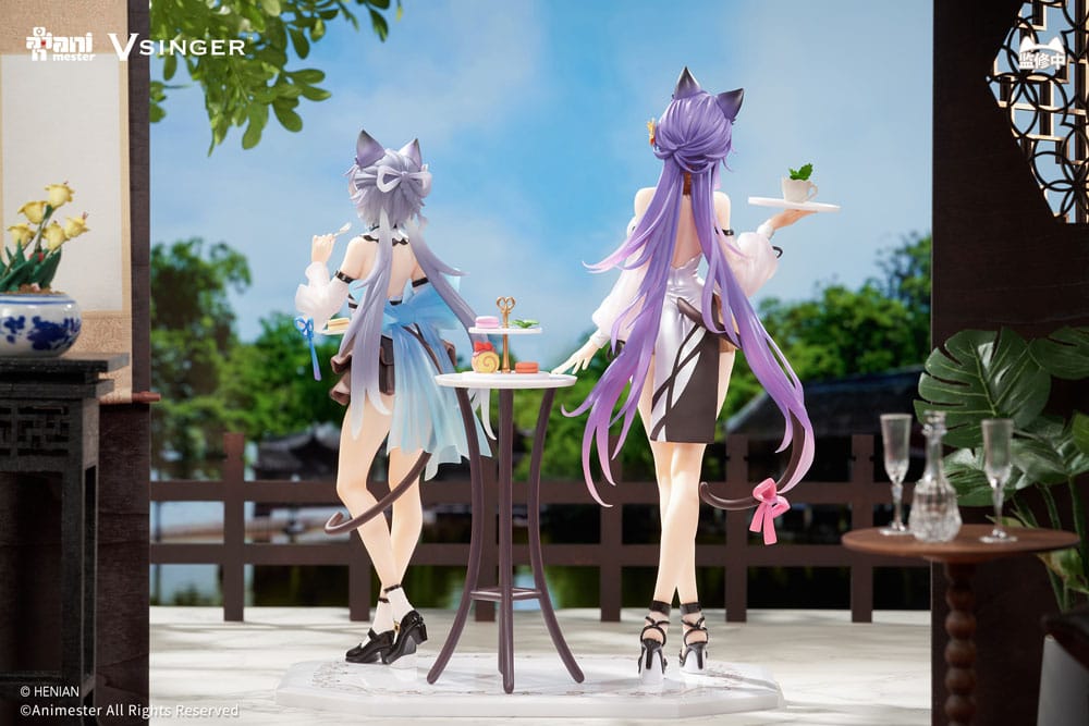 VSinger Luo Tianyi & Mo Qingxian Figur 1/7 2-Pack Tea Time Melody Ver. AniMester