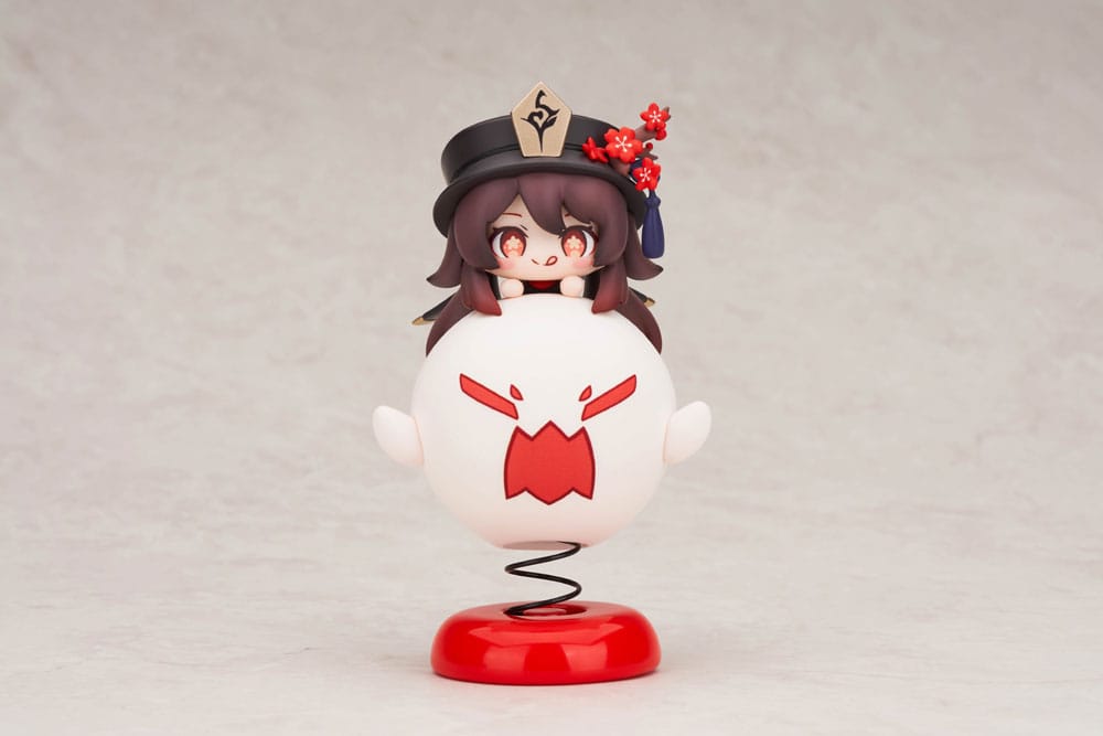 Genshin Impact PVC-Figur Hu Tao Chibi Chara Yurayura Stand Ver. (re-run) 10 cm
