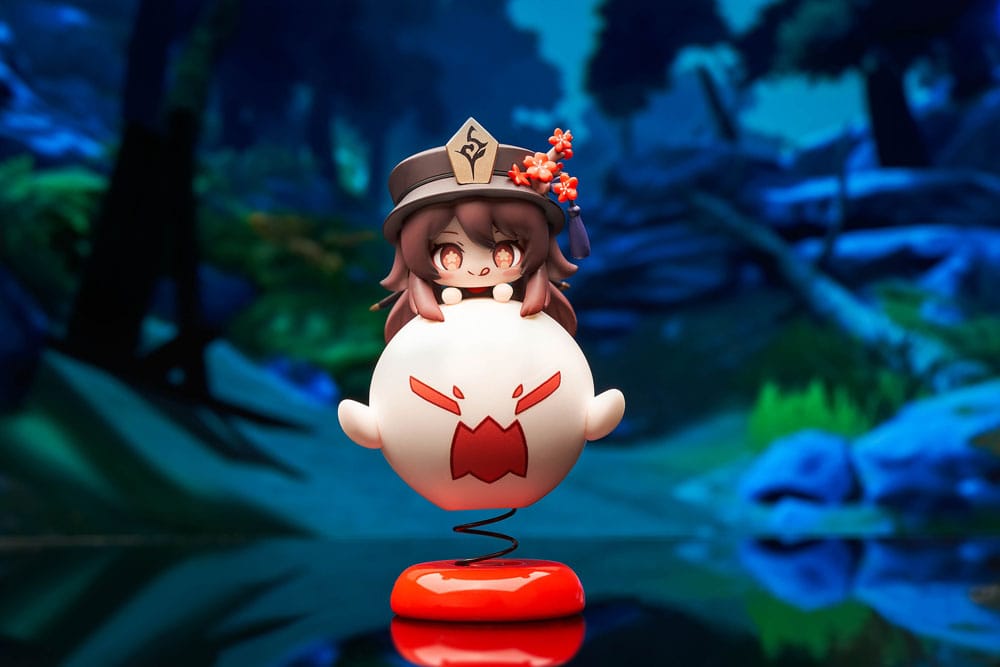 Genshin Impact PVC-Figur Hu Tao Chibi Chara Yurayura Stand Ver. (re-run) 10 cm