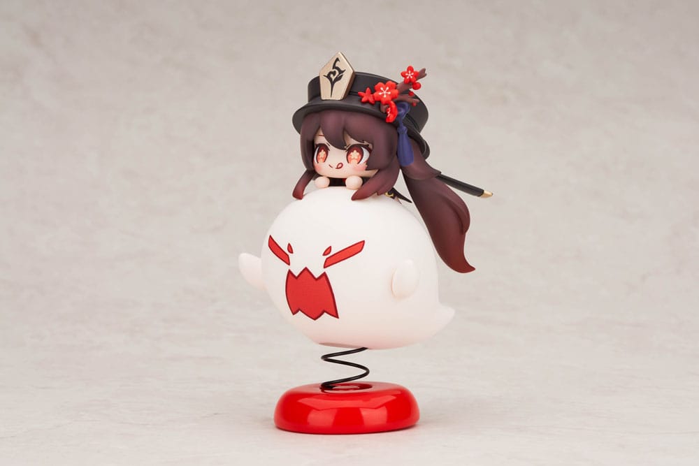 Genshin Impact PVC-Figur Hu Tao Chibi Chara Yurayura Stand Ver. (re-run) 10 cm