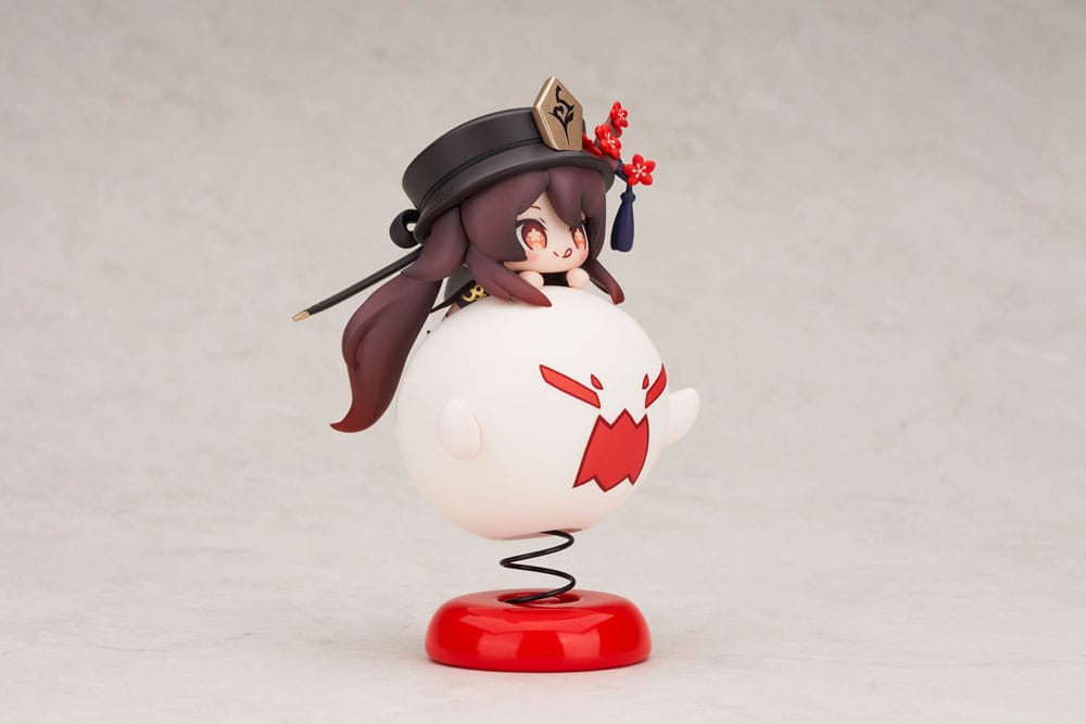 Genshin Impact PVC-Figur Hu Tao Chibi Chara Yurayura Stand Ver. (re-run) 10 cm