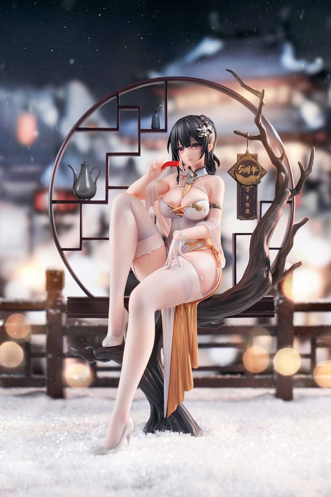 Original Character PVC Statue 1/7 Xiami Kina Klädd Steg På Snö Version 26 cm APEX
