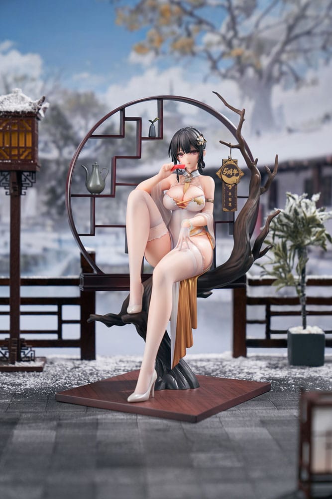 Original Character PVC Statue 1/7 Xiami Kina Klädd Steg På Snö Version 26 cm APEX