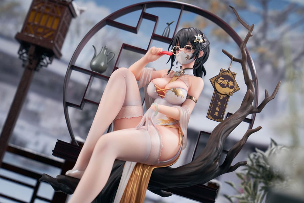 Original Character PVC Statue 1/7 Xiami Kina Klädd Steg På Snö Version 26 cm APEX