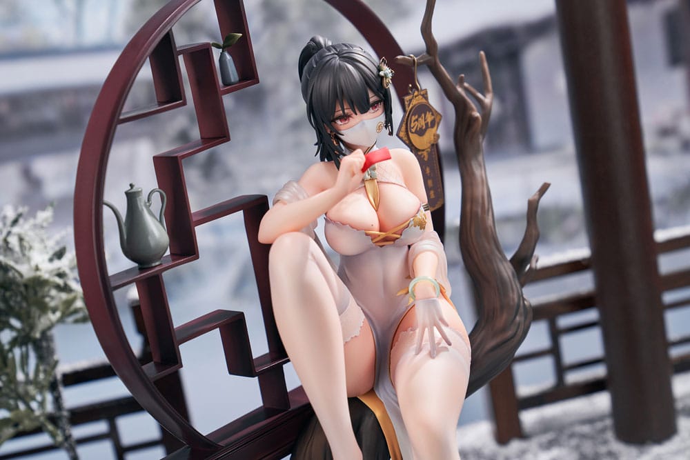Original Character PVC Statue 1/7 Xiami Kina Klädd Steg På Snö Version 26 cm APEX
