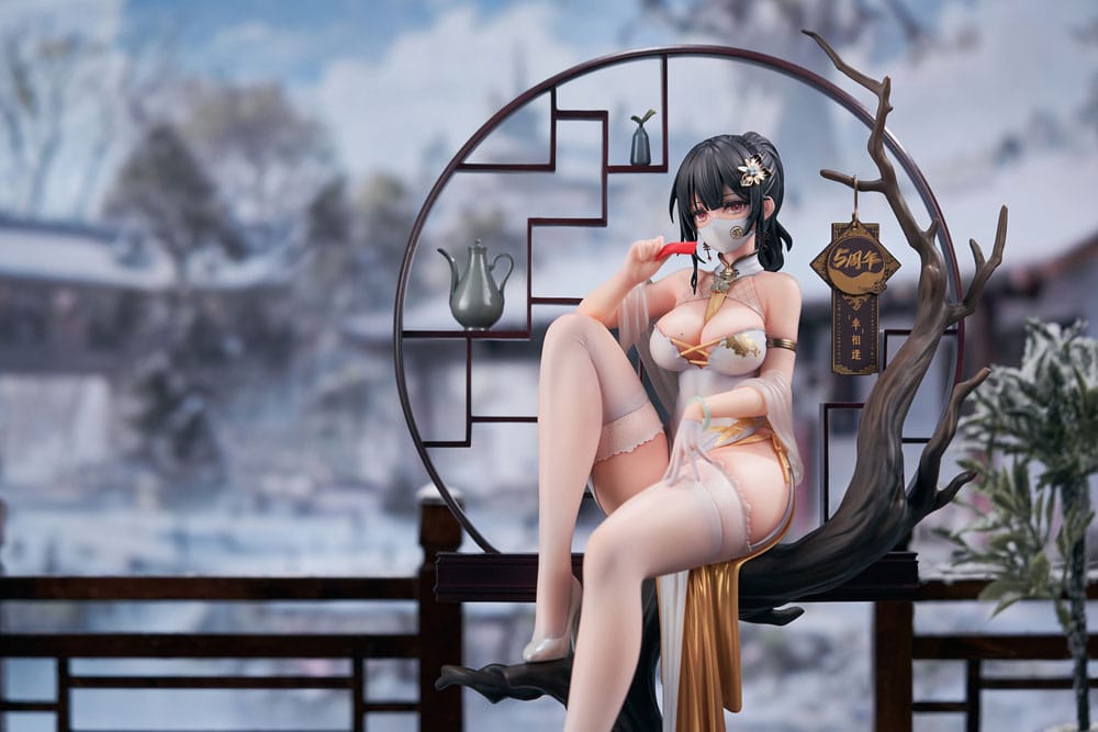 Original Character PVC Statue 1/7 Xiami Kina Klädd Steg På Snö Version 26 cm APEX