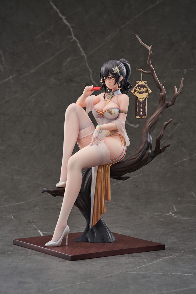 Original Character PVC Statue 1/7 Xiami Kina Klädd Steg På Snö Version 26 cm APEX