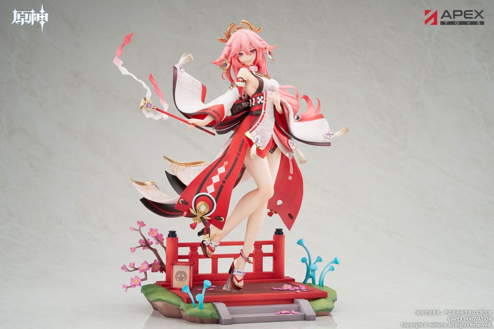 Genshin Impact PVC Figur 1/7 Yae Miko Astute Amusement Ver. 28 cm APEX