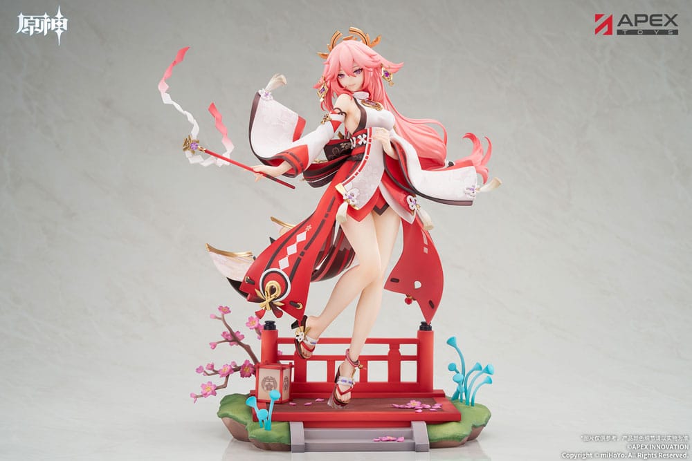 Genshin Impact PVC Figur 1/7 Yae Miko Astute Amusement Ver. 28 cm APEX