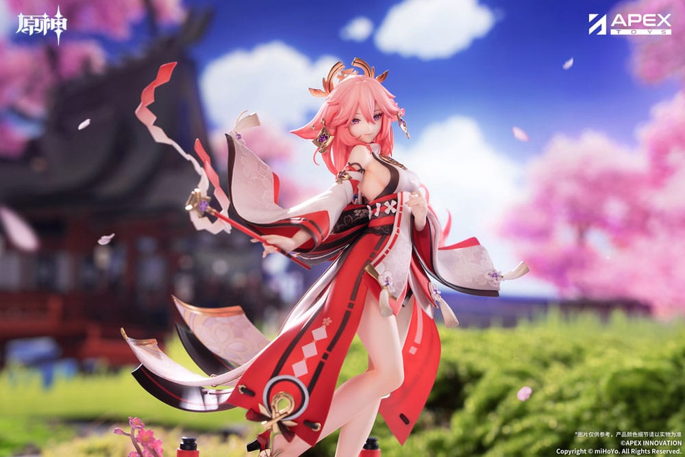 Genshin Impact PVC Figur 1/7 Yae Miko Astute Amusement Ver. 28 cm APEX