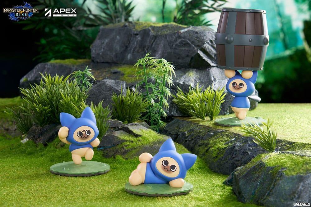 Monster Hunter Rise Trading Figure 6-Pack Felyne Cat APEX