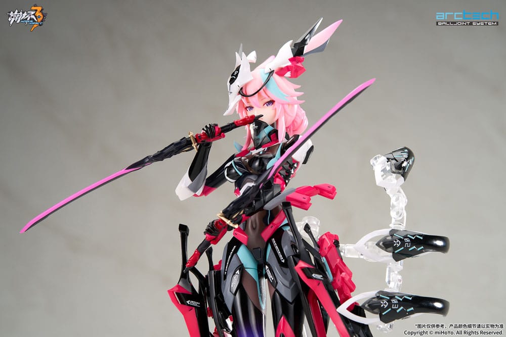 Honkai Impact 3rd Arctech Posable Series Action Figur 1/8 Sakura Yae Darkbolt Jonin Neon Shade Ver. 22 cm APEX