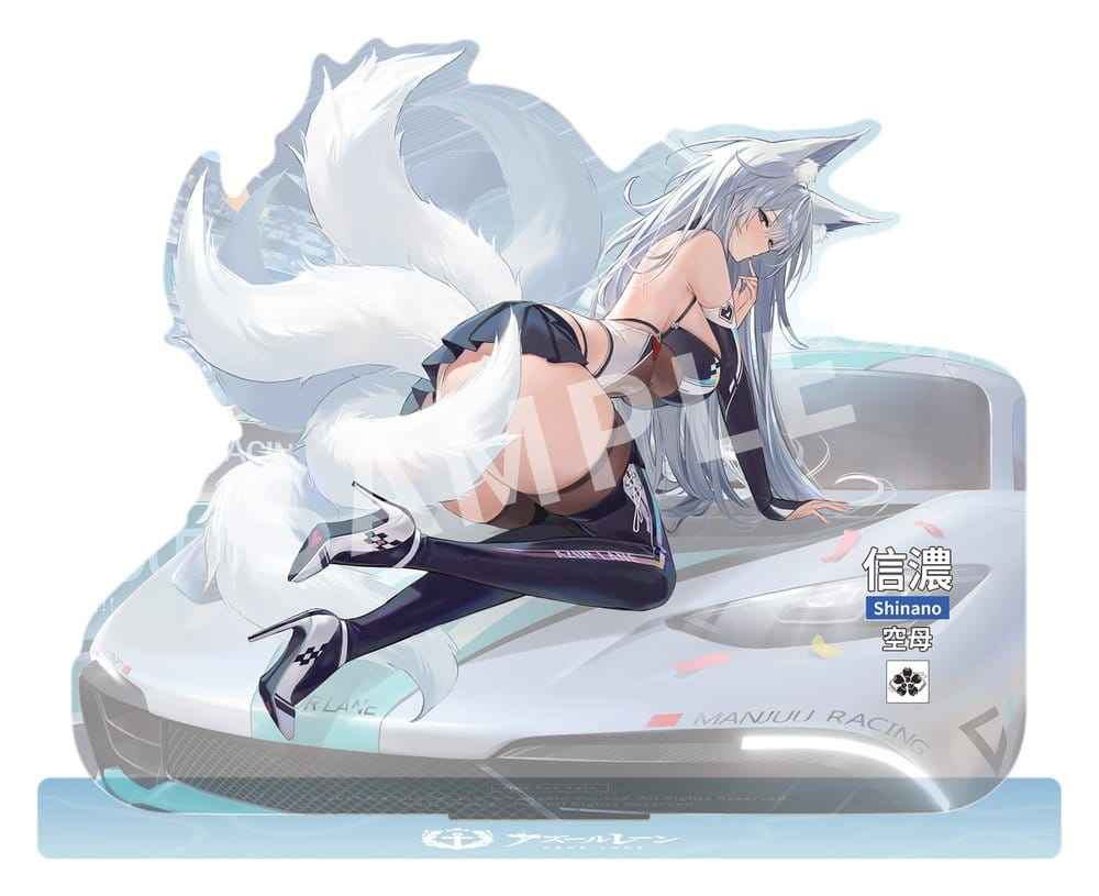Azur Lane PVC-figur 1/7 Shinano Moonlit Chrome-version Akryl Specialutgåva med Display 25 cm