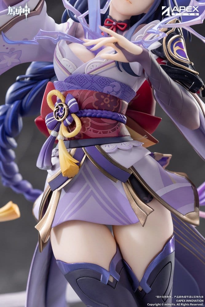 Genshin Impact PVC-figur 1/7 Raiden Shogun Planet Euthymiaver. 36 cm