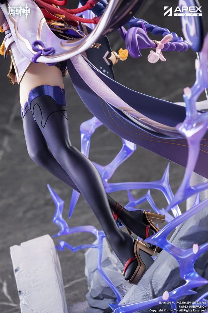 Genshin Impact PVC-figur 1/7 Raiden Shogun Planet Euthymiaver. 36 cm