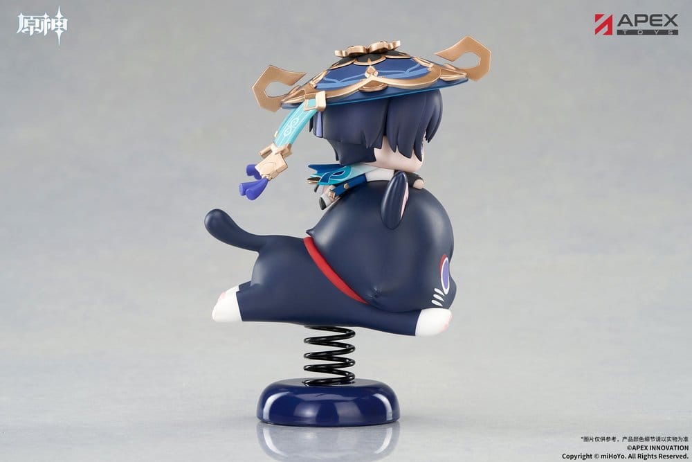 Genshin Impact Chibi Karaktär Yurayura Stående PVC-Figur Wanderer 11 cm