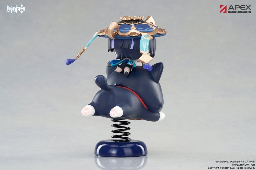 Genshin Impact Chibi Karaktär Yurayura Stående PVC-Figur Wanderer 11 cm