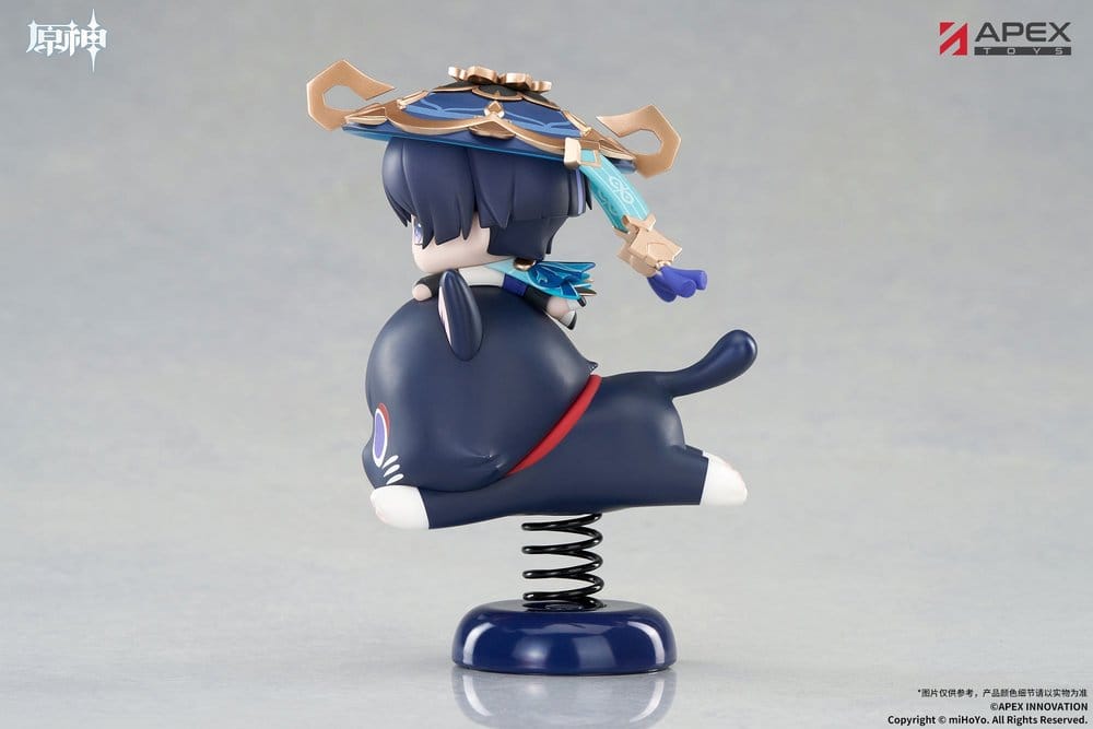 Genshin Impact Chibi Karaktär Yurayura Stående PVC-Figur Wanderer 11 cm