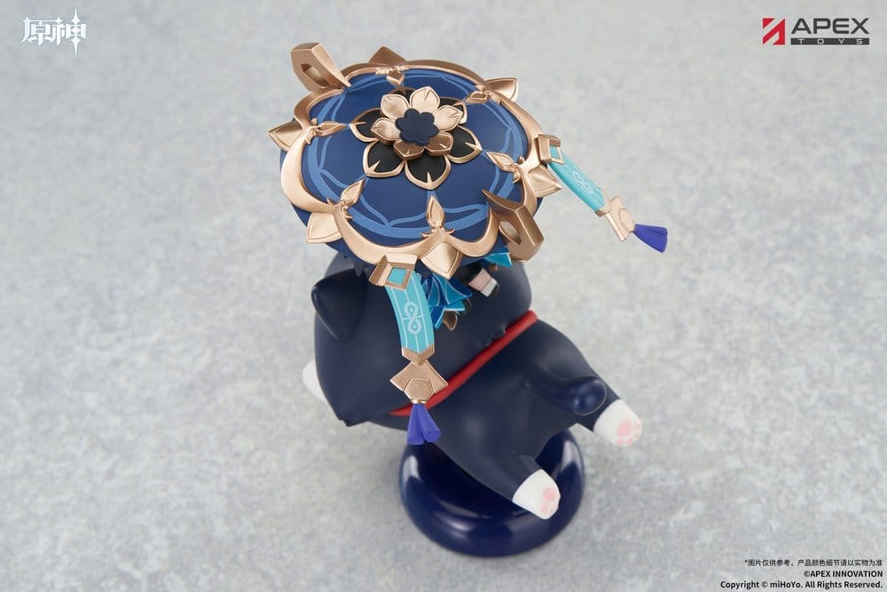 Genshin Impact Chibi Karaktär Yurayura Stående PVC-Figur Wanderer 11 cm