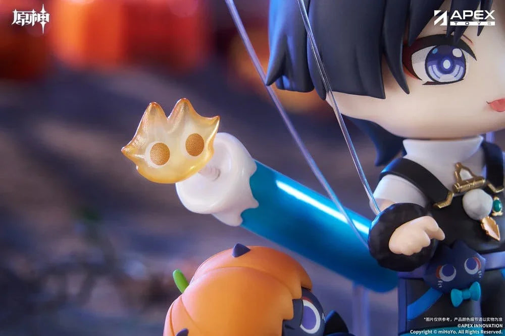 Genshin Impact You Ye Qi Xiang Serie Chibi Chara PVC Figur Wanderer 10 cm APEX