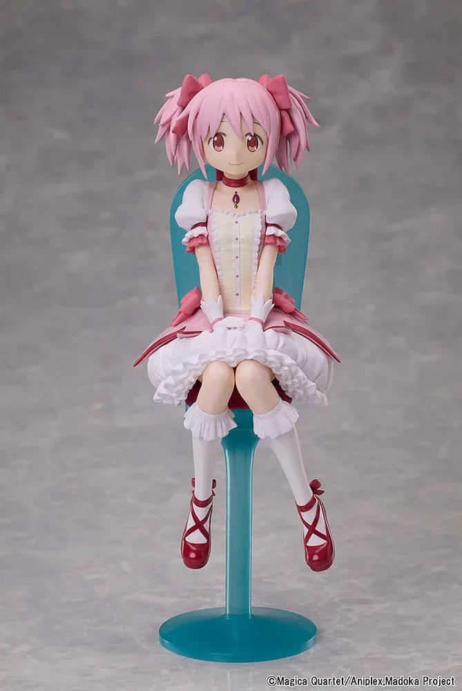 Puella Magi Madoka Magica Filmen: Rebellion PVC Figur Madoka Kaname Te-parti Tårta Sång Ver. 18 cm Aniplex