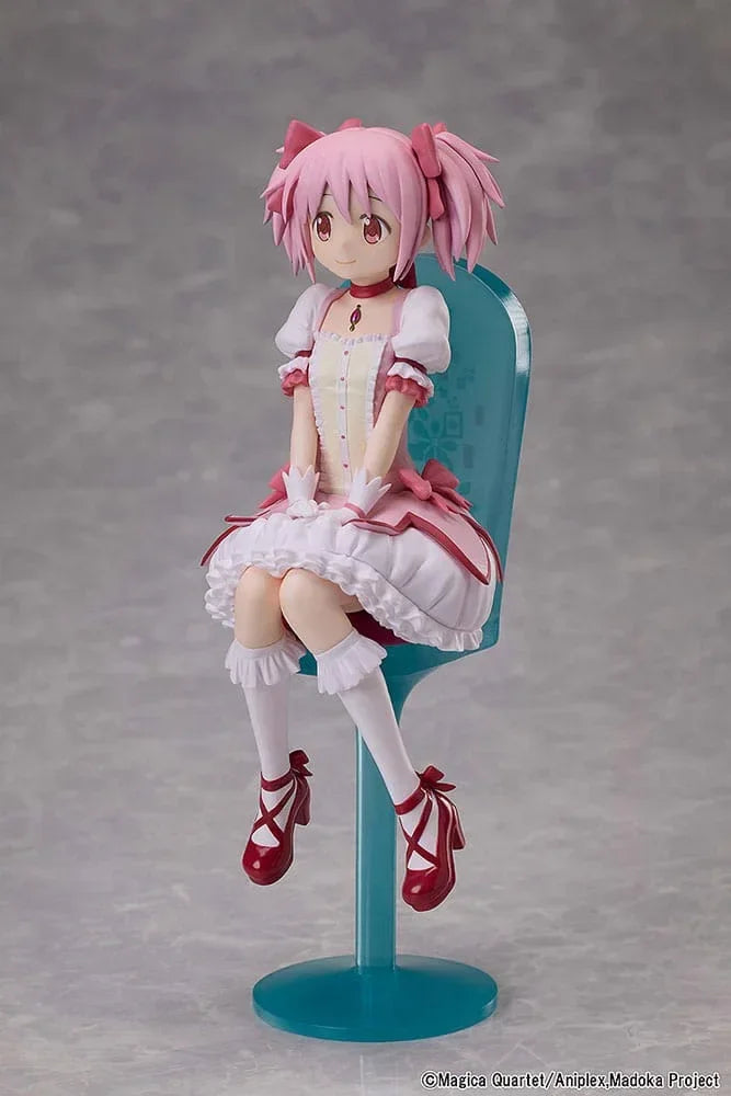 Puella Magi Madoka Magica Filmen: Rebellion PVC Figur Madoka Kaname Te-parti Tårta Sång Ver. 18 cm Aniplex