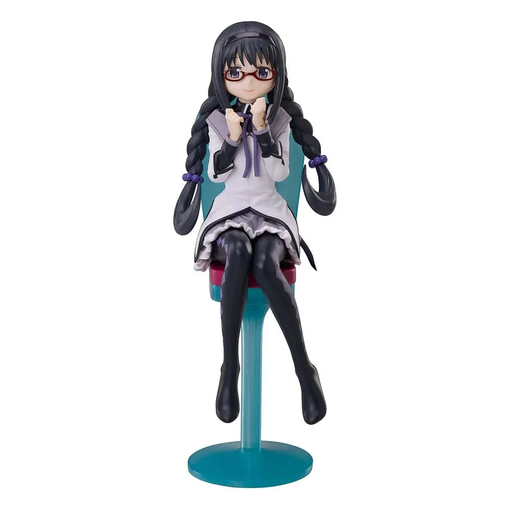 Puella Magi Madoka Magica Filmen: Rebellion PVC Figur Homura Akemi Teaparty Tårt Sang Ver. 18 cm Aniplex