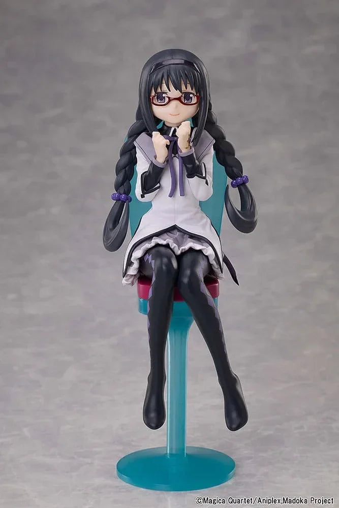Puella Magi Madoka Magica Filmen: Rebellion PVC Figur Homura Akemi Teaparty Tårt Sang Ver. 18 cm Aniplex