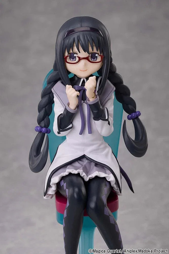 Puella Magi Madoka Magica Filmen: Rebellion PVC Figur Homura Akemi Teaparty Tårt Sang Ver. 18 cm Aniplex
