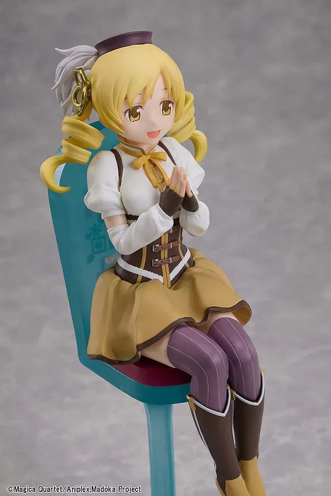 Puella Magi Madoka Magica Filmen: Rebellion PVC Figur Mami Tomoe Teparty Tårt Sång Ver. 18 cm Aniplex