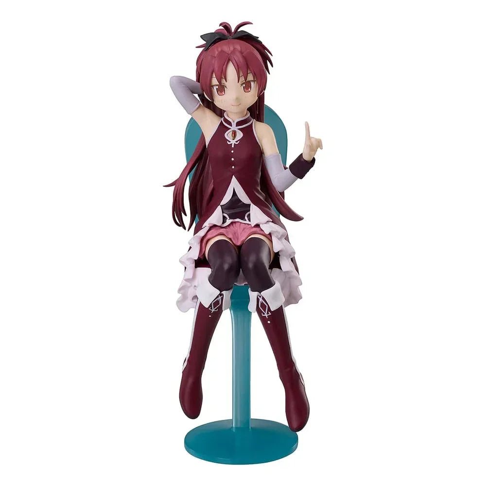 Puella Magi Madoka Magica Filmen: Rebellion PVC Figur Kyoko Sakura Te-Parti Tårta Sång Ver. 18 cm Aniplex