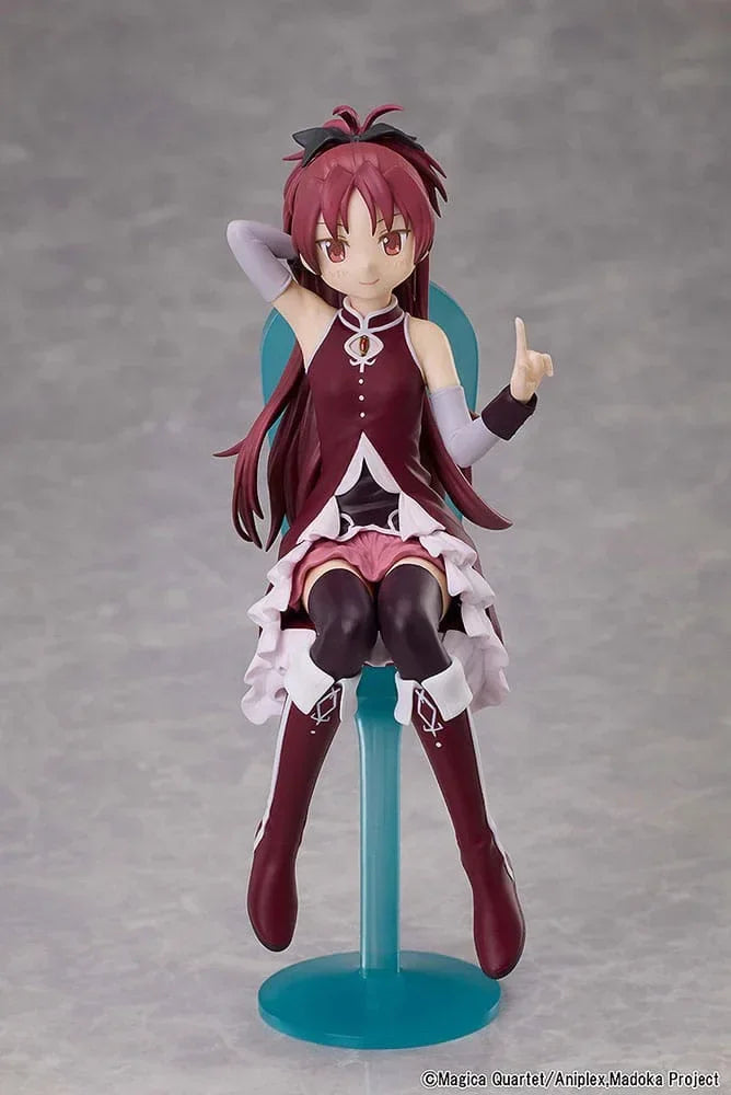 Puella Magi Madoka Magica Filmen: Rebellion PVC Figur Kyoko Sakura Te-Parti Tårta Sång Ver. 18 cm Aniplex