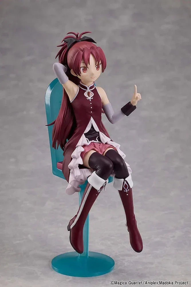 Puella Magi Madoka Magica Filmen: Rebellion PVC Figur Kyoko Sakura Te-Parti Tårta Sång Ver. 18 cm Aniplex