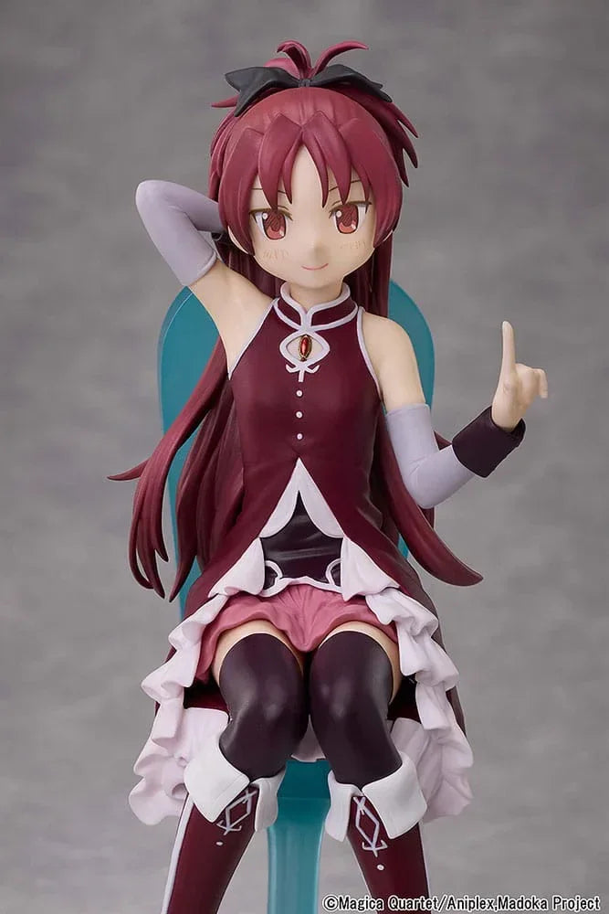 Puella Magi Madoka Magica Filmen: Rebellion PVC Figur Kyoko Sakura Te-Parti Tårta Sång Ver. 18 cm Aniplex