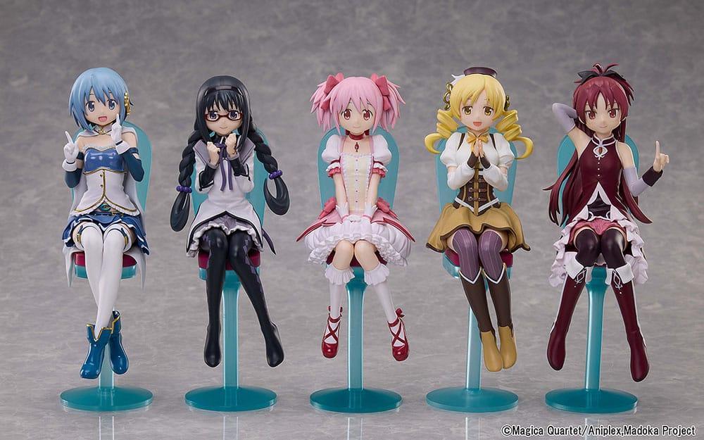Puella Magi Madoka Magica Filmen: Rebellion PVC Figur Te Party Tårta Sång Ver. Set 18 cm Aniplex