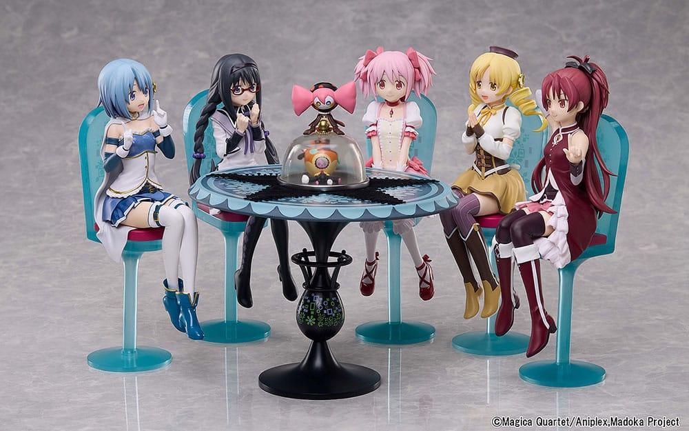Puella Magi Madoka Magica Filmen: Rebellion PVC Figur Te Party Tårta Sång Ver. Set 18 cm Aniplex