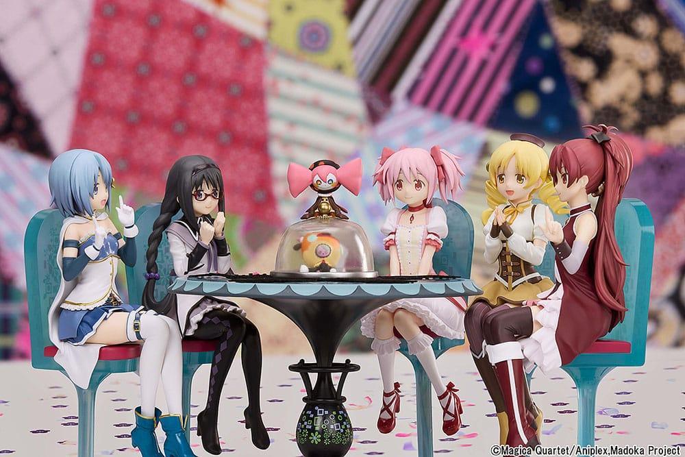 Puella Magi Madoka Magica Filmen: Rebellion PVC Figur Te Party Tårta Sång Ver. Set 18 cm Aniplex