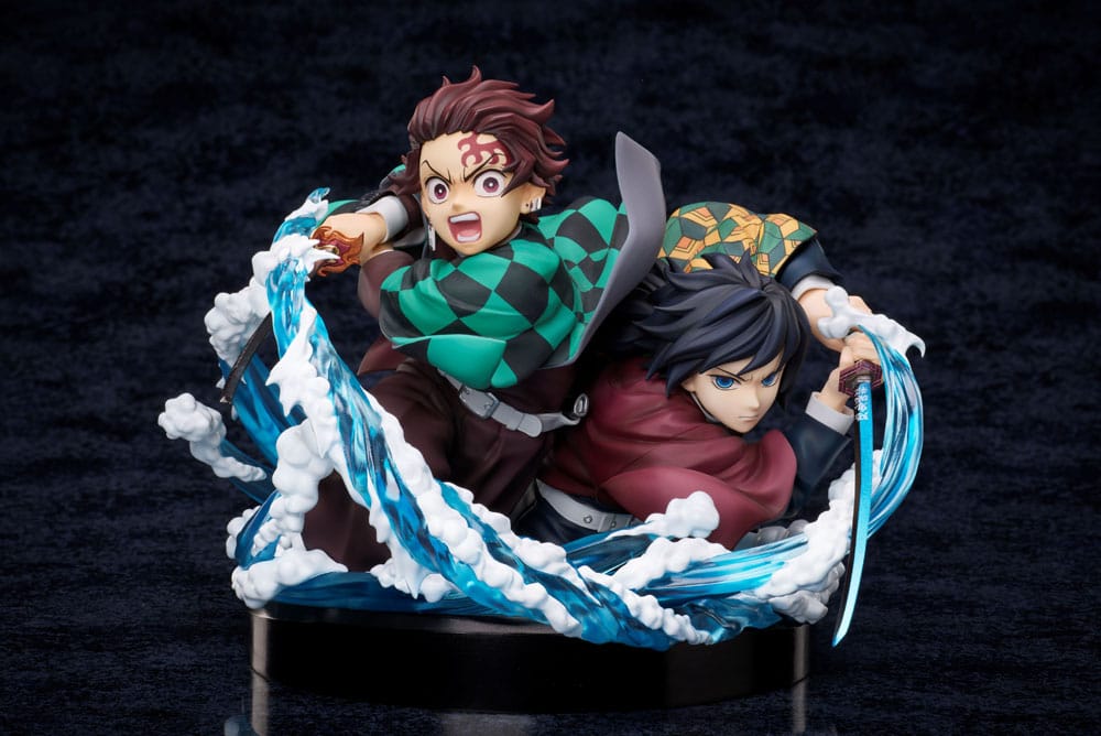 Demon Slayer: Kimetsu no Yaiba PVC Figur Tanjiro & Giyuu 13 cm Aniplex