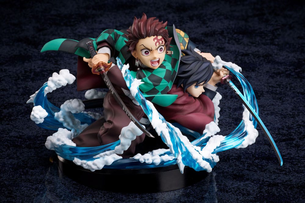 Demon Slayer: Kimetsu no Yaiba PVC Figur Tanjiro & Giyuu 13 cm Aniplex