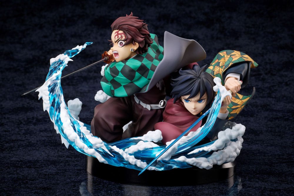 Demon Slayer: Kimetsu no Yaiba PVC Figur Tanjiro & Giyuu 13 cm Aniplex