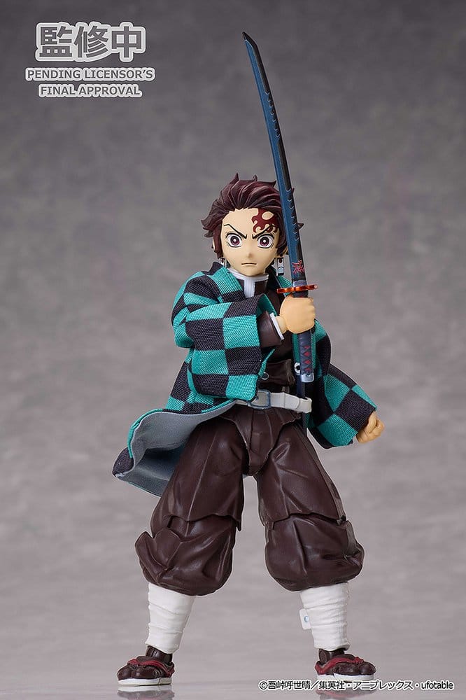 Demon Slayer: Kimetsu no Yaiba BUZZmod Action Figur 1/12 Tanjiro Kamado Ver. 2 14 cm