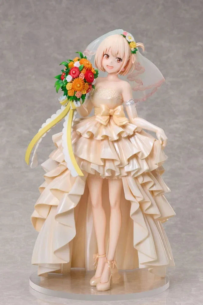 Lycoris Recoil PVC Figur 1/7 Chisato Nishikigi Wedding dress Ver. 26 cm Aniplex