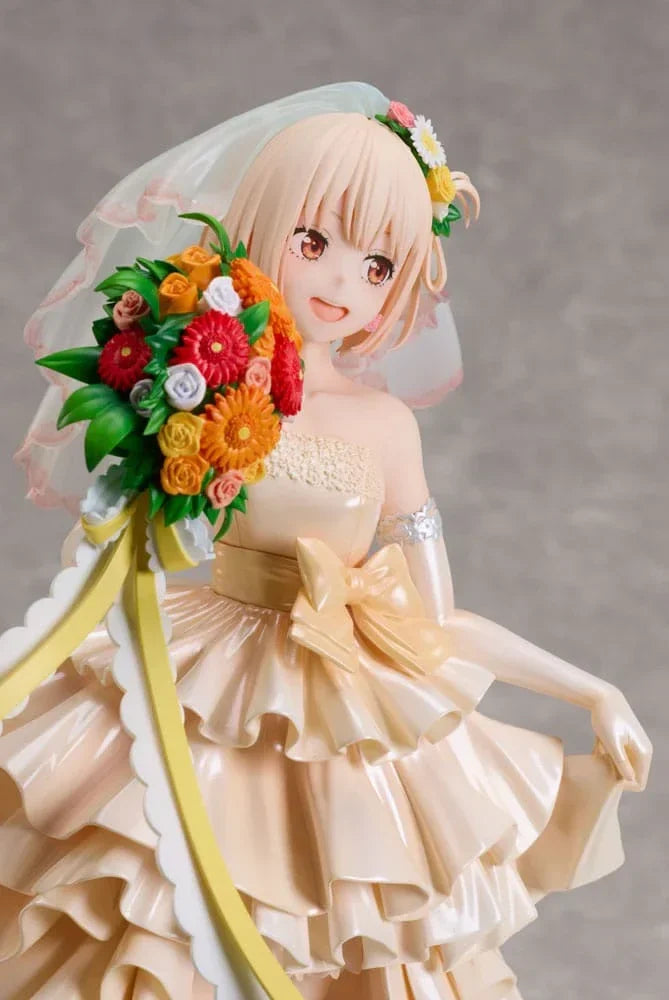 Lycoris Recoil PVC Figur 1/7 Chisato Nishikigi Wedding dress Ver. 26 cm Aniplex