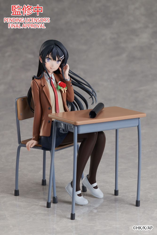 Rascal Does Not Dream of a Knapsack Kid Staty Mai Sakurajima Graduation Ver. 15 cm Aniplex